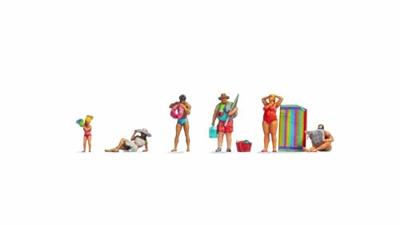 NOCH 44530 Z Badgasten figuren Kant-en-klaar model