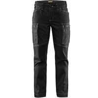 Blåkläder Dames Service werkbroek stretch 71591142 | Marineblauw/Zwart | Maat 38 - 7330509485675 - thumbnail