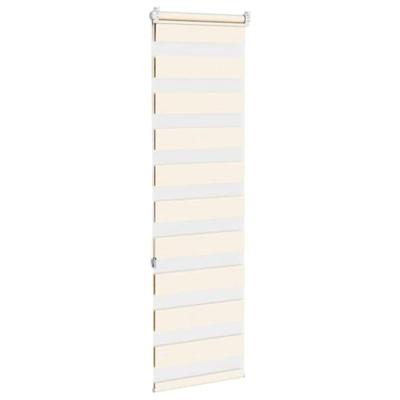 VidaXL Zebra blind 50x150 cm stofbreedte 55,9 cm polyester marmerbeige VidaXL Zebra blind 50x150 cm stofbreedte 55,9 cm polyester marmerbeige