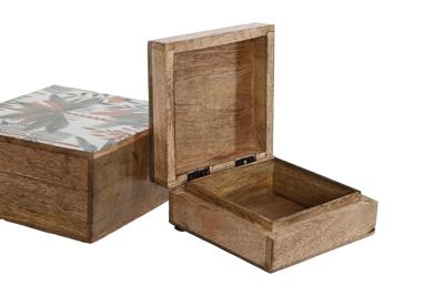 Doos-Juwelenkistje Home ESPRIT Groen Oranje Mangohout 18 x 18 x 9 cm (2 Onderdelen) Doos-Juwelenkistje Home ESPRIT Groen Oranje Mangohout 18 x 18 x 9 cm (2 Onderdelen)