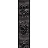 D&apos;Addario Auto Lock Woven Nylon Guitar Strap Silver Suns gitaarband - thumbnail