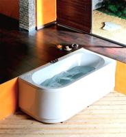 Ligbad Polysan Astra Inbouw 165x80x48 cm Asymmetrisch Rechts Wit - thumbnail