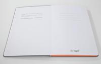 Sigel LS200 Notitieboek Linescape Hardcover DIN A5 Geruit Lichtgrijs, Neon-oranje Aantal paginas: 88 - thumbnail