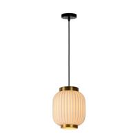 Lucide GOSSE - Hanglamp - Ø 19,5 cm - 1xE27 - Wit - thumbnail