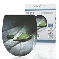 Schutte Duroplast High Gloss WC-bril RAINDROP met soft-close en quick-release
 82583 - thumbnail