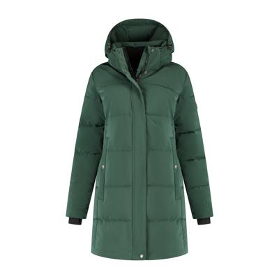 Travelin&apos; women - Puffer - Donkergroen - Maat