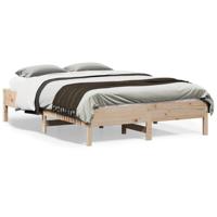 Bedframe zonder matras massief grenenhout 120x190 cm - thumbnail