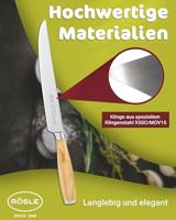 Vleesmes, 19 cm, Olijfhout - Rösle | Artesano - thumbnail