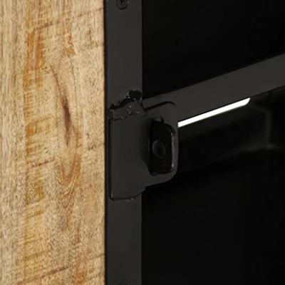 Tv-meubel 110x30x45 cm ruw mangohout