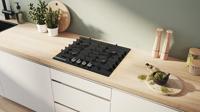 Bosch PRP6A6H40 kookplaat Zwart Ingebouwd 60 cm Gaskookplaat 4 zone(s) - thumbnail