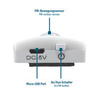 Ansmann cabinet-light-large LED-onderbouwlamp met bewegingsmelder LED LED vast ingebouwd 0.7 W Koudwit, Natuurwit, Warmwit Wit - thumbnail