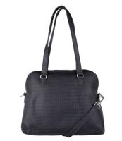 Cowboysbag Bag Winwick Shoulder Bag-Croco Black - thumbnail