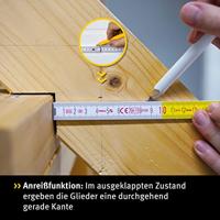 Stabila Type 1707 1334 Duimstok 2 m Beukenhout - thumbnail