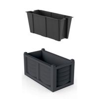 Bama kit arredo plantenbak 80x42.5x42 cm antraciet - thumbnail