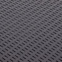 Bijzettafel 54x54x36,5 cm kunststof mokka - thumbnail