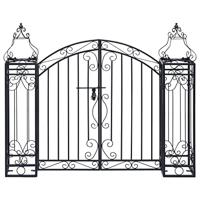 VidaXL Poort decoratief 122x20,5x100 cm smeedijzer - thumbnail