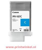 Canon inktcartridge PFI-107, 130 ml, OEM 6706B001, cyaan - thumbnail