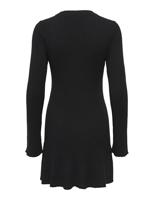 Only Onlmichella Ls O-neck Dress Knt Noos Jurken Black - thumbnail