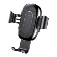 Baseus Wireless Charger Gravity Car Mount Universal Accessories Black/Silver - thumbnail