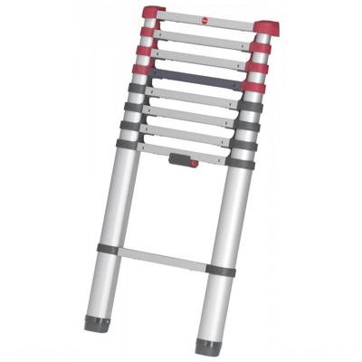 Hailo T80 Aluminium Telescoopladder 13 Treden + Stabilisatiebalk 111-380 cm Hailo T80 Aluminium Telescoopladder 13 Treden + Stabilisatiebalk 111-380 cm