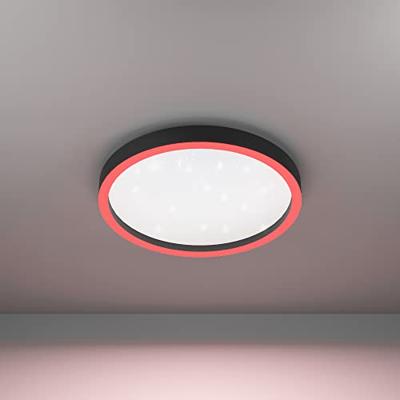 Eglo Plafonnière Zigbee Montemorelos-Z Ø 42cm zwart 900411