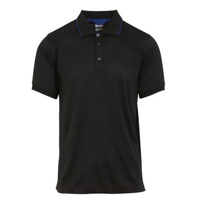 Ragetta RG264 Navigate Short Sleeve Polo - Black/Classic Red - S