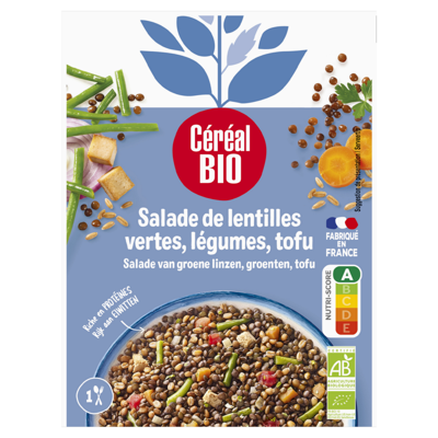 Cereal Bio Linzensalade met spelt bio 220 Gram Cereal Bio Linzensalade met spelt bio 220 Gram