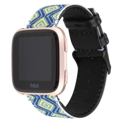 Voor Fitbit versa etnische stijl lederen riem (landelijk)
