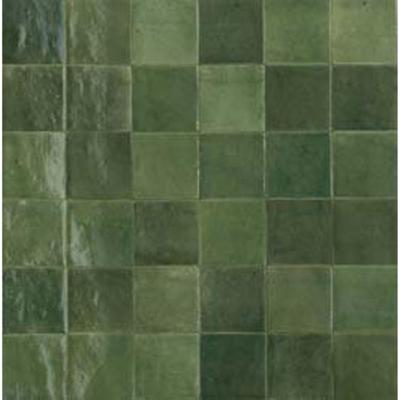 Wandtegel Marrokaans groen Marazzi Zellige 10x10cm Bosco glans