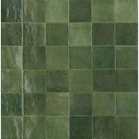 Wandtegel Marrokaans groen Marazzi Zellige 10x10cm Bosco glans - thumbnail
