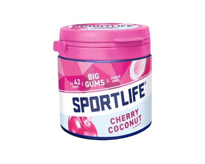 Sportlife cherry & coconut jar (4x 99gr)