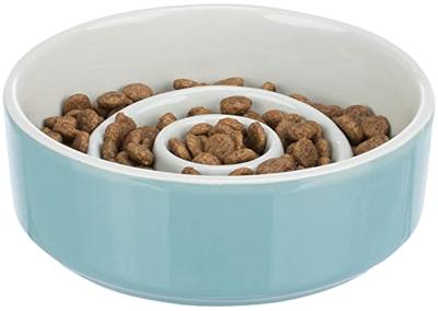 Voerbak voor honden Trixie Slow Feeding Blauw Grijs Ø 17 cm 900 ml