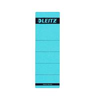 Leitz rugetiketten, zelfklevend, ft 6,1 x 19,1 cm, pak van 10 stuks, blauw - thumbnail
