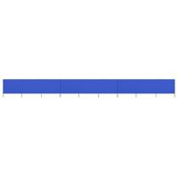 VidaXL Windscherm 9-panelen 1200x80 cm stof azuurblauw - thumbnail