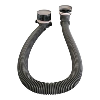 Badafvoer met Overloop Badvulcombinatie Brauer Gunmetal Edition Geborsteld Gunmetal Brauer Badafvoer met Overloop Badvulcombinatie Brauer Gunmetal Edition Geborsteld Gunmetal Brauer