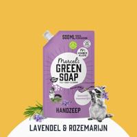 Marcel&apos;s Green Soap Handzeep lavendel & rozemarijn 500ml navulzak - thumbnail