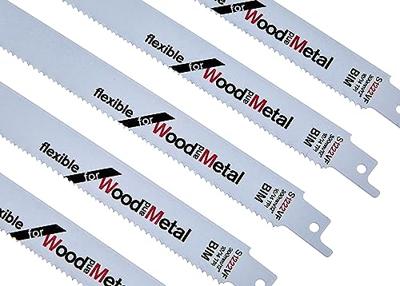 Bosch Accessories 2608656022 Reciprozaagblad S 1222 VF, Flexible for Wood and Metal, verpakking van 5 stuks Zaagbladlengte 300 mm 5 stuk(s)