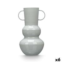 Vaas Gift Decor Grijs Ijzer Klot 17,5 x 30 x 16 cm (6 Stuks) - thumbnail