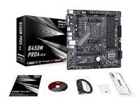 ASRock B450M Pro4 R2.0 Moederbord Socket AMD AM4 Vormfactor Micro-ATX Moederbord chipset AMD® B450 - thumbnail