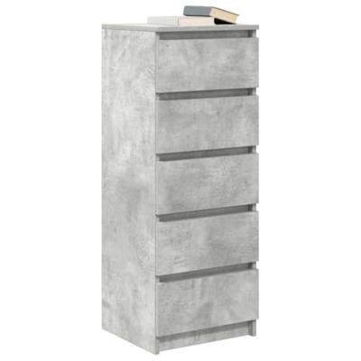 Dressoir met lades 37,5x35x99 cm spaanplaat betongrijs
