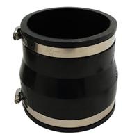 Air Aqua Flexibele Verloopsok 125x110mm - Weerbestendig voor Water- en Luchtsystemen - Robuust Rubber - thumbnail