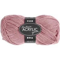 Creativ Company Acrylgaren, lichtrood, 50gr, 80m - thumbnail