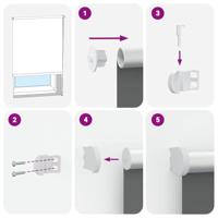 Rolgordijn verduisterend 165x210 cm stofbreedte 161,6 cm beige - thumbnail