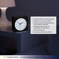 TFA Dostmann 60.1031.01 Wekker Kwarts Zwart Alarmtijden 1 - thumbnail