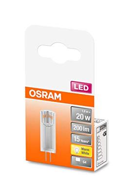 OSRAM HOMELIGHTING 4058075431966 LED-lamp Energielabel E (A - G) G4 Ballon 1.5 W = 20 W Warmwit (Ø x h) 12 mm x 36 mm 1 stuk(s)