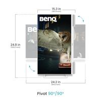 BenQ EW2790U 27” 4K 3840 x 2160 met 98% P3-kleurdekking, exclusief AI Contrast, ingebouwde 2.1-kanaals speakers met woofer, 1 USB type-C, 3 HDMI-poorten, ergonomisch design en Eye Care-technologie - thumbnail
