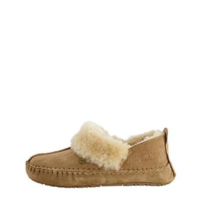 Warmbat Pantoffels Barrine BAR341026 Camel Bruin-36 maat 36