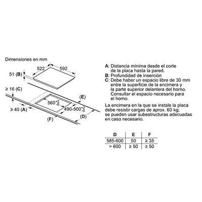 Inductiekookplaat Balay 3EB967FR 60 cm 60 cm