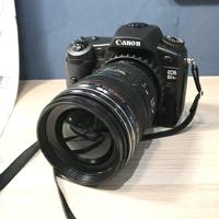Niet-werkende Fake Dummy DSLR Camera Model Foto Studio Props met riem voor Canon EOS 5DSR (zwart) - thumbnail