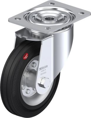 Blickle LI-VEHI 160R Zwenkwiel Wieldiameter: 160 mm Draagvermogen (max.): 120 kg 1 stuk(s)